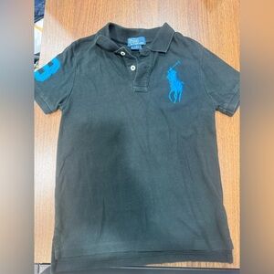 Polo by Ralph Lauren Big Pony Boys Black Shirt Size 7 Polo